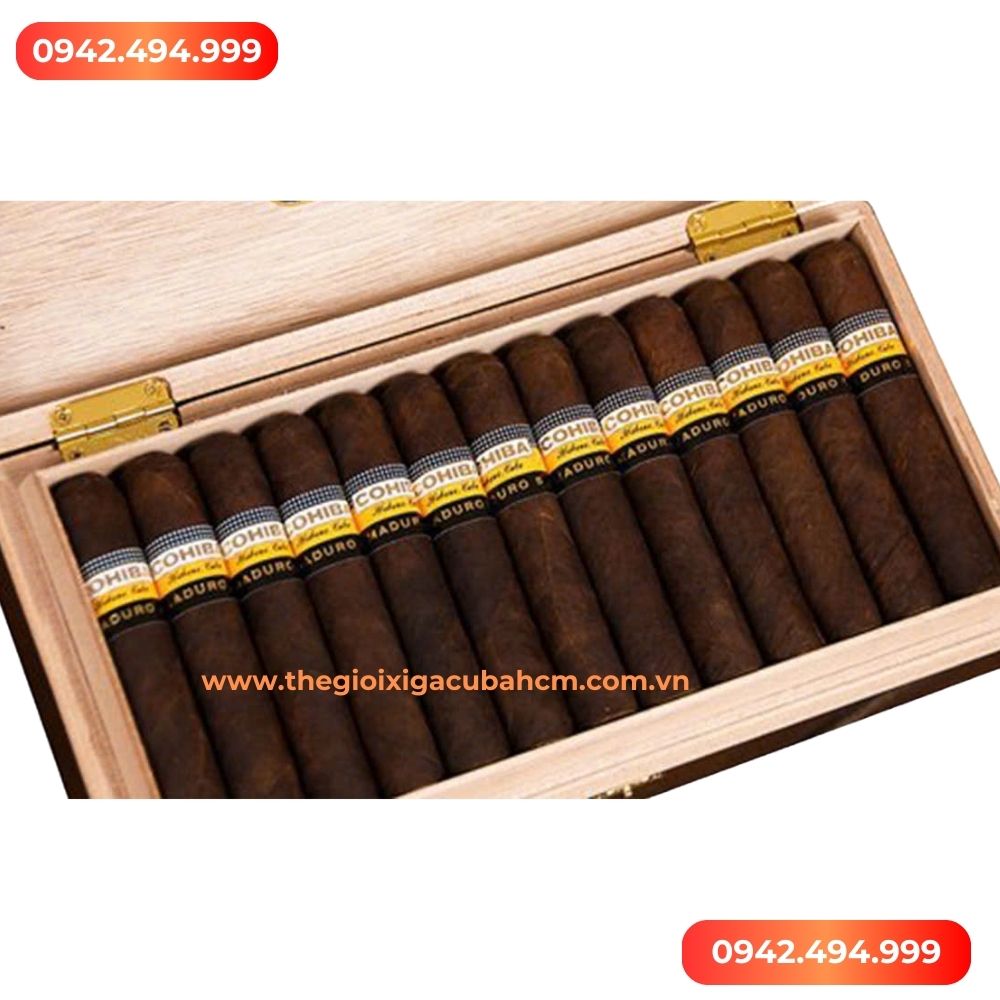 XÌ GÀ COHIBA  Maduro 5 Magicos hộp 25 điếu