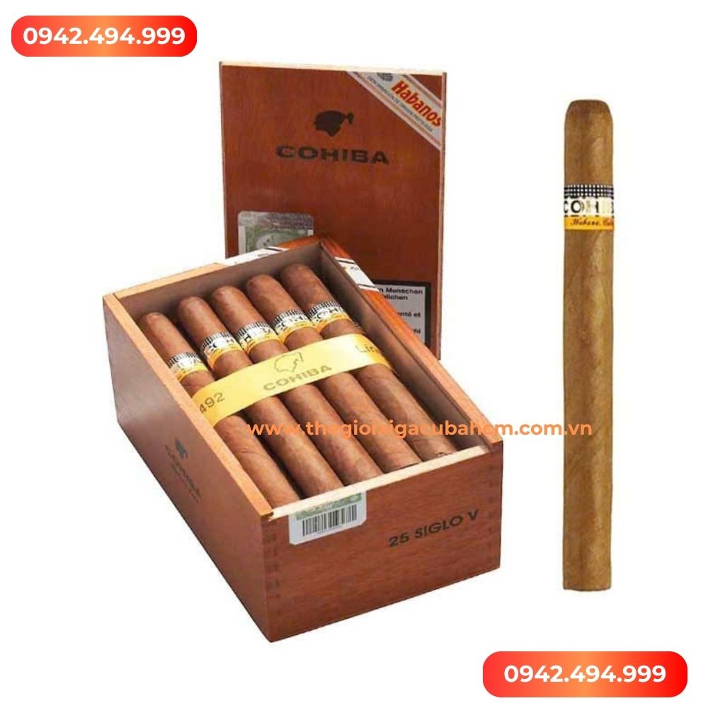 XÌ GÀ COHIBA Siglo V hộp 25 điếu