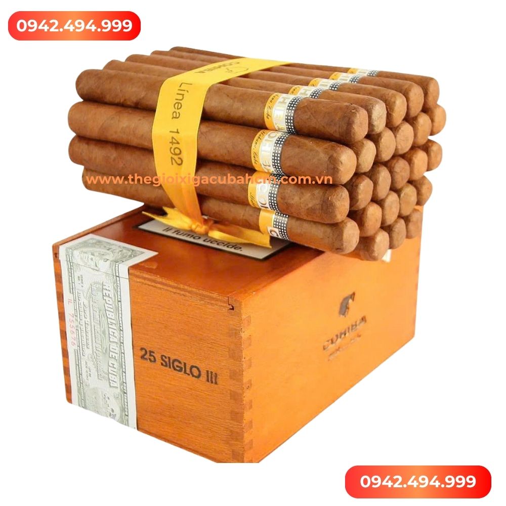 XÌ GÀ COHIBA Siglo III hộp 25 điếu