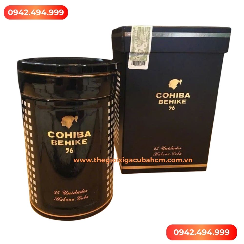XÌ GÀ COHIBA BEHIKE 56 HỘP SỨ