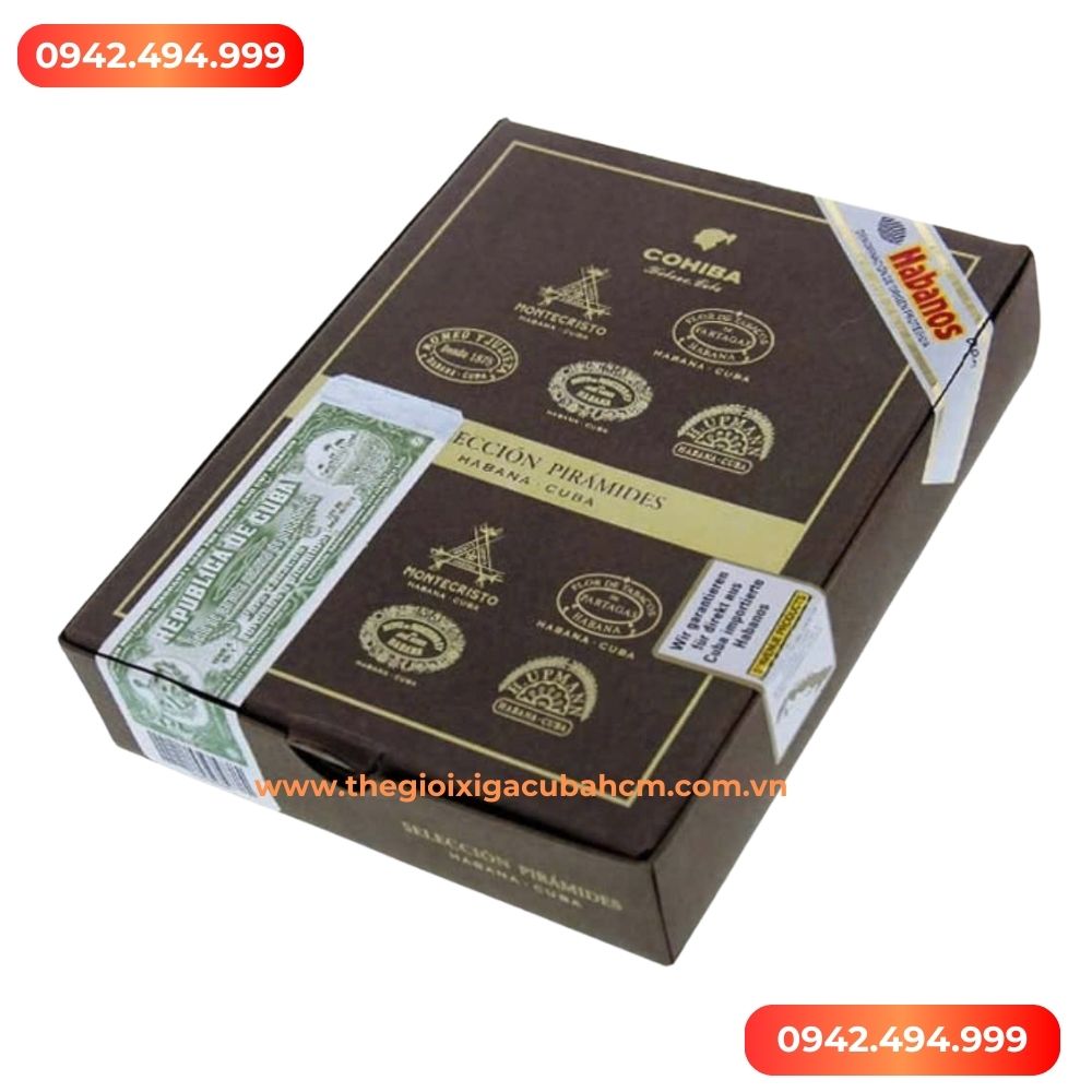 XÌ GÀ Seleccion Piramides hộp 6 điếu