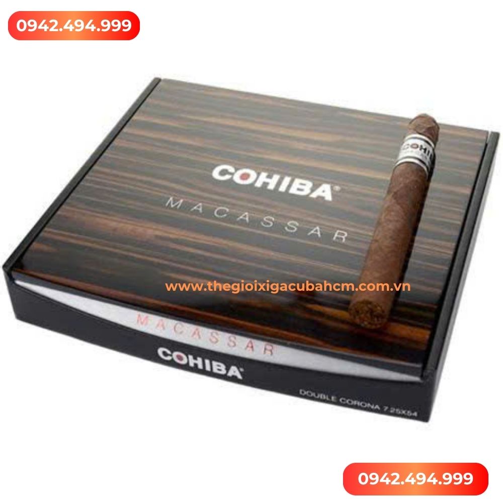 XÌ GÀ COHIBA Macassar hộp gỗ 10 điếu