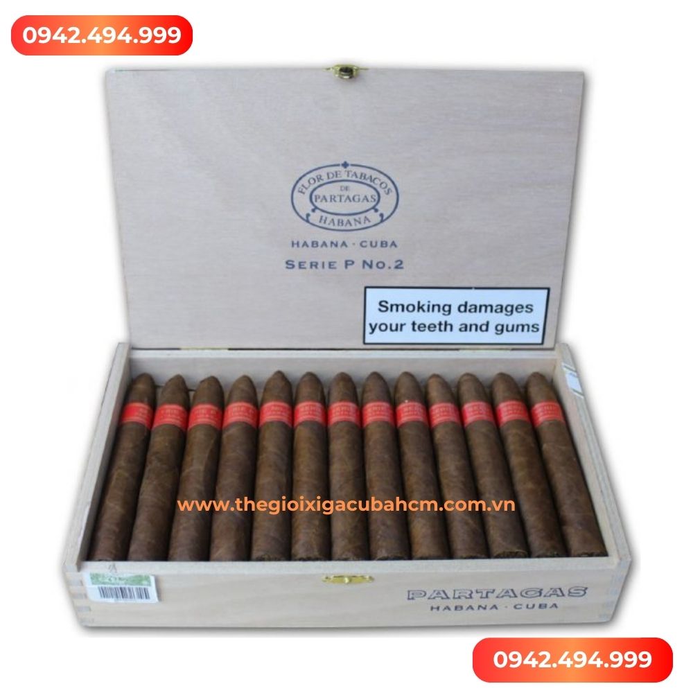 Xì gà Partagas P No 2 hộp 25 điếu