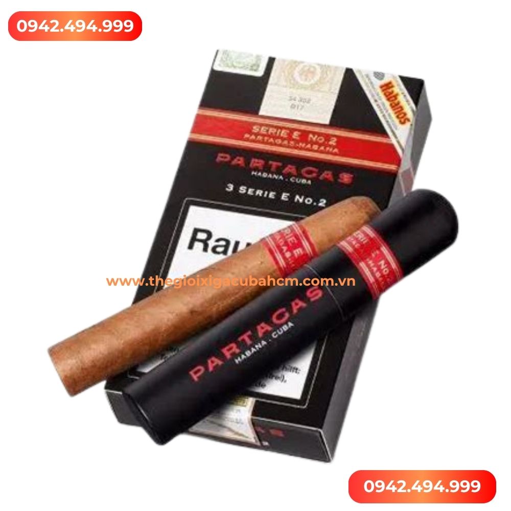Xì gà Partagas E No2 Tubos hộp 15 điếu