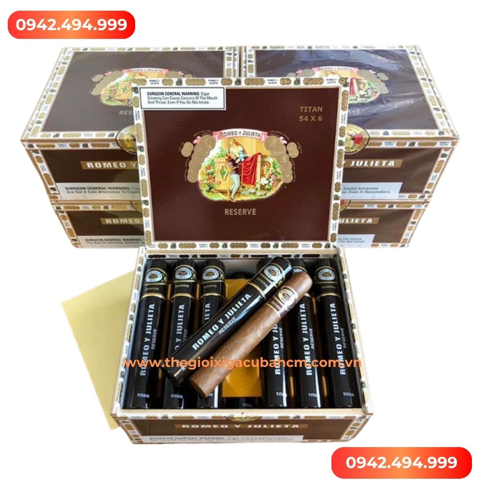 XÌ GÀ ROMEO Y JULIETA RESERVA TITAN