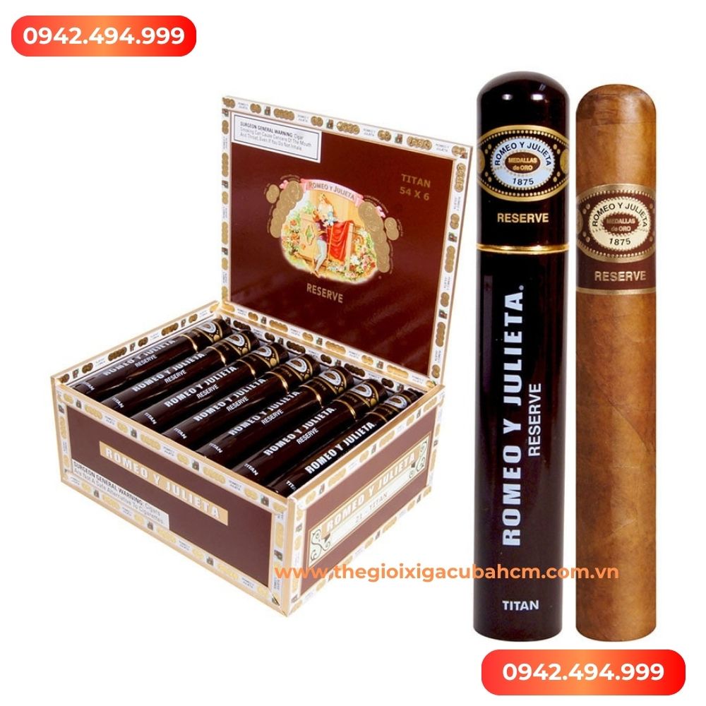 XÌ GÀ ROMEO Y JULIETA RESERVA TITAN
