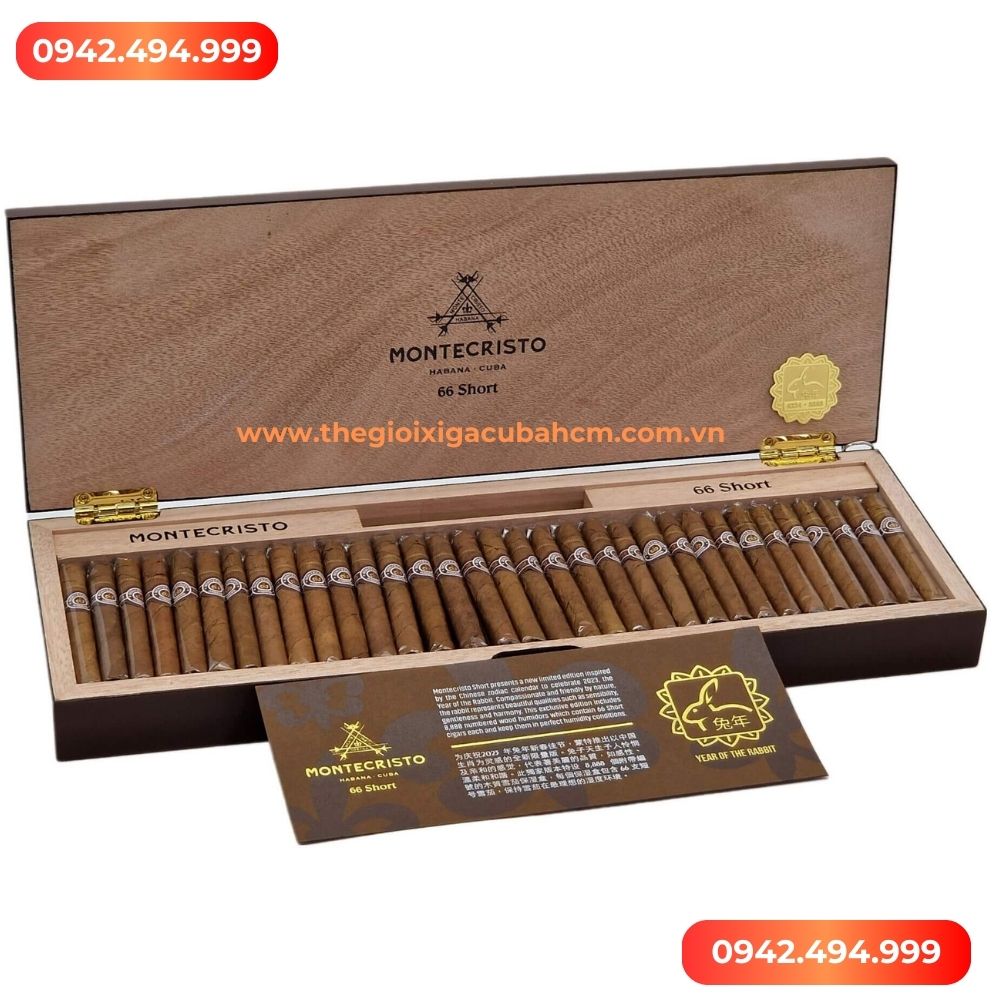 Xì gà Montecristo Short 66 Year of the Rabbit Limited Edition