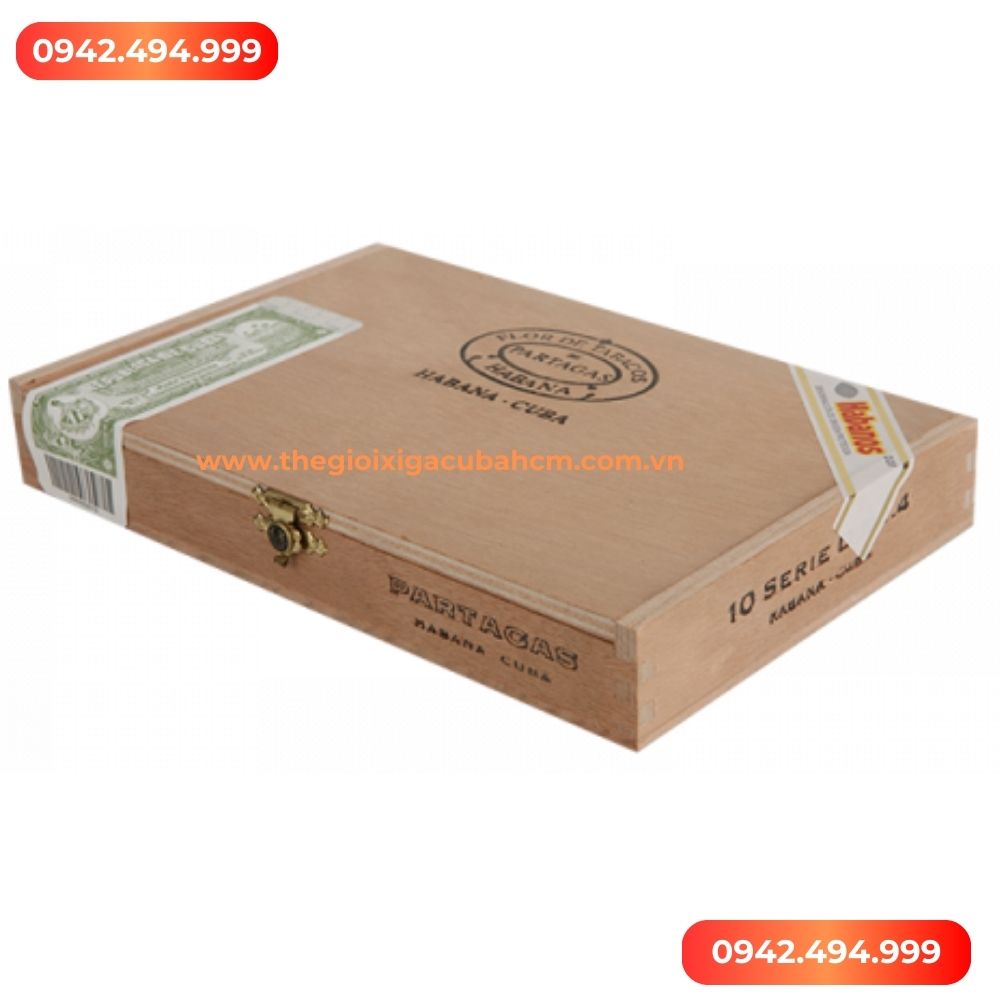 Xì gà Partagas Serie D4 hộp 10 điếu