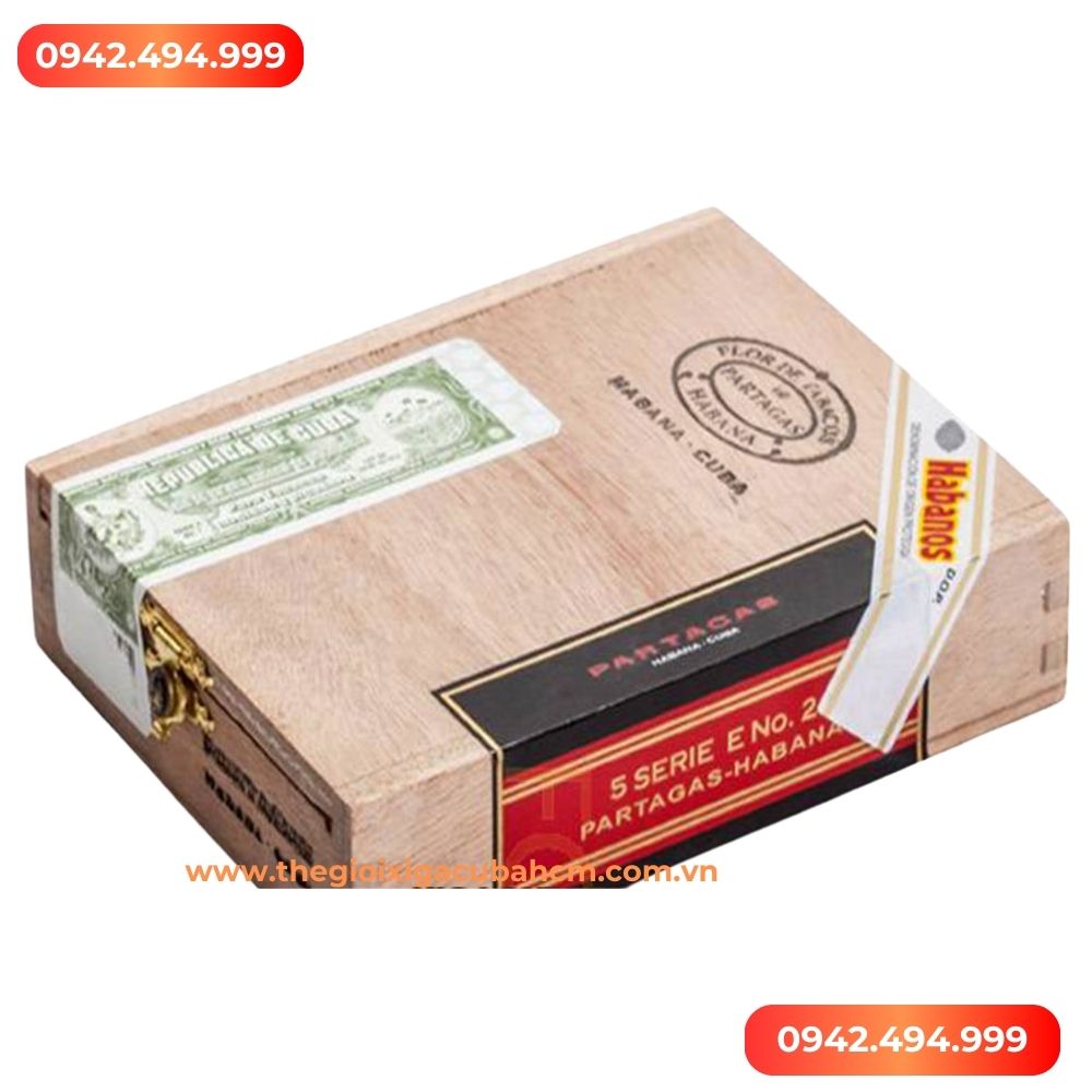 Xì gà Partagas E No2 hộp 25 điếu