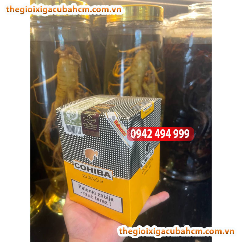 XÌ GÀ COHIBA SIGLO IV HỘP 25 HÀNG CUBA