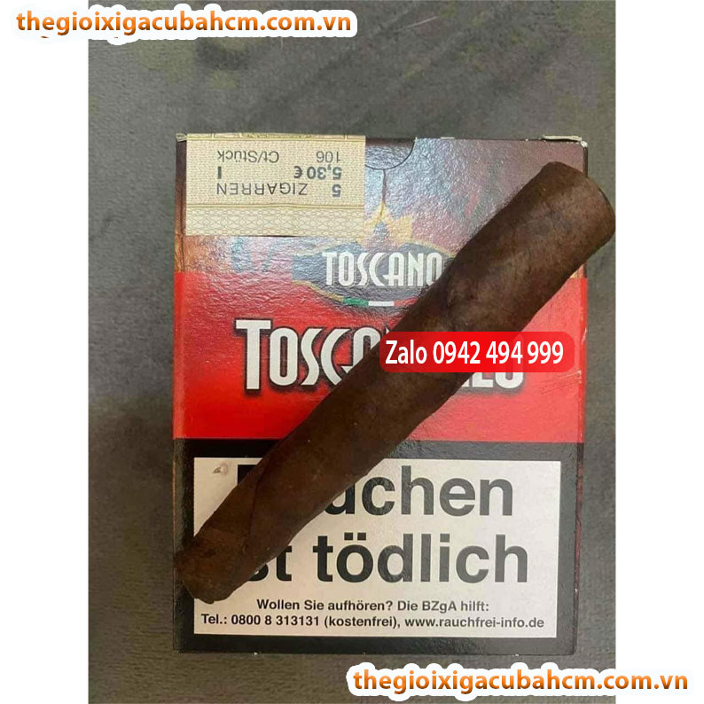 Xì gà Đức Toscanello Rosso, tos đức