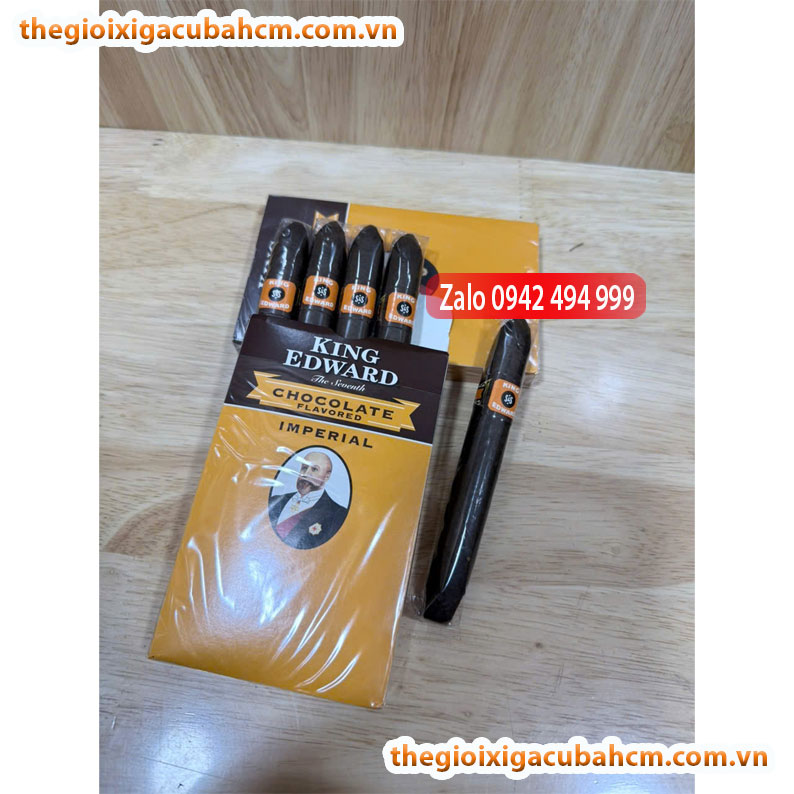 KING EDWARD CHOCOLATE IMPERIAL – XÌ GÀ MINI HƯƠNG SÔCÔLA NGỌT NGÀO