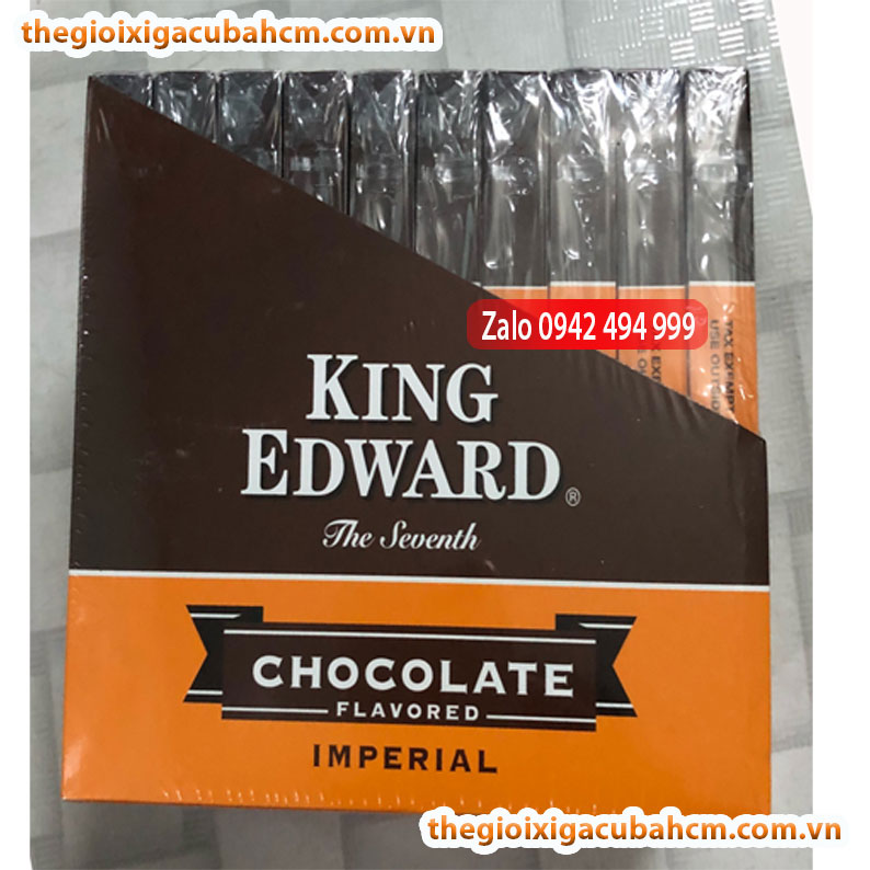 KING EDWARD CHOCOLATE IMPERIAL – XÌ GÀ MINI HƯƠNG SÔCÔLA NGỌT NGÀO