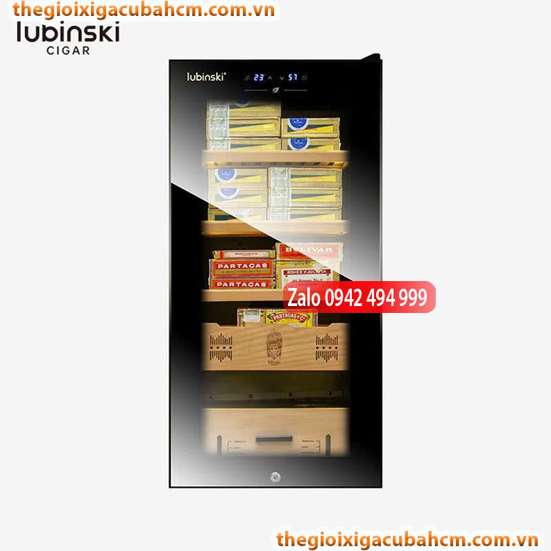 TỦ BẢO QUẢN XÌ GÀ LUBINSKI RA559 ĐỰNG 400 ĐIẾU