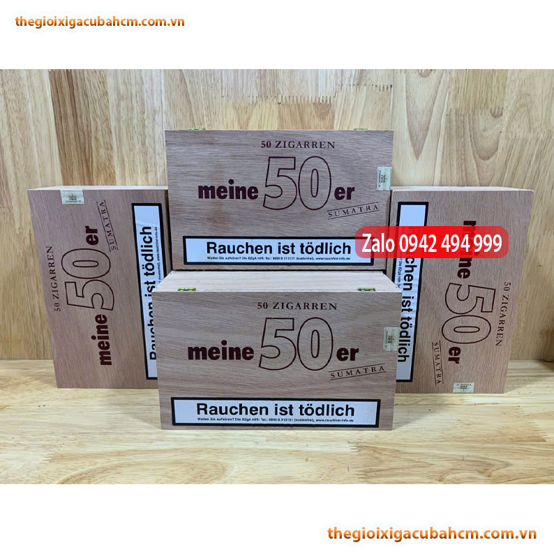 Xì Gà Meine 50er Sumatra Nội Địa Đức – Hộp 50 Điếu, Phong Cách Xì Gà Đức Cổ Điển
