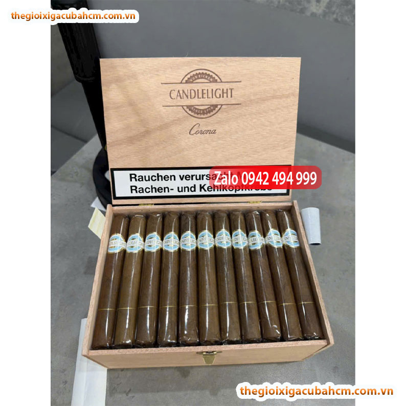 Xì Gà Candlelight Corona Sumatra hộp 50 điếu